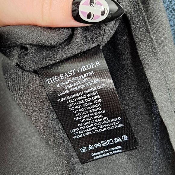 The East Order Thistle A Line Mini Dress in Navy size XS - Picture 9 of 10